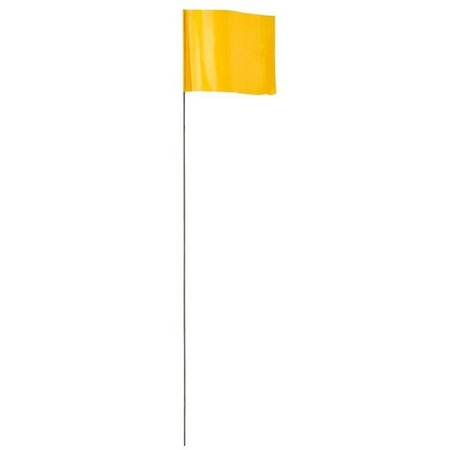 EMPIRE LEVEL 78004 Stake Flag, Yellow, 212 in W Flag, 312 in H Flag 78-004